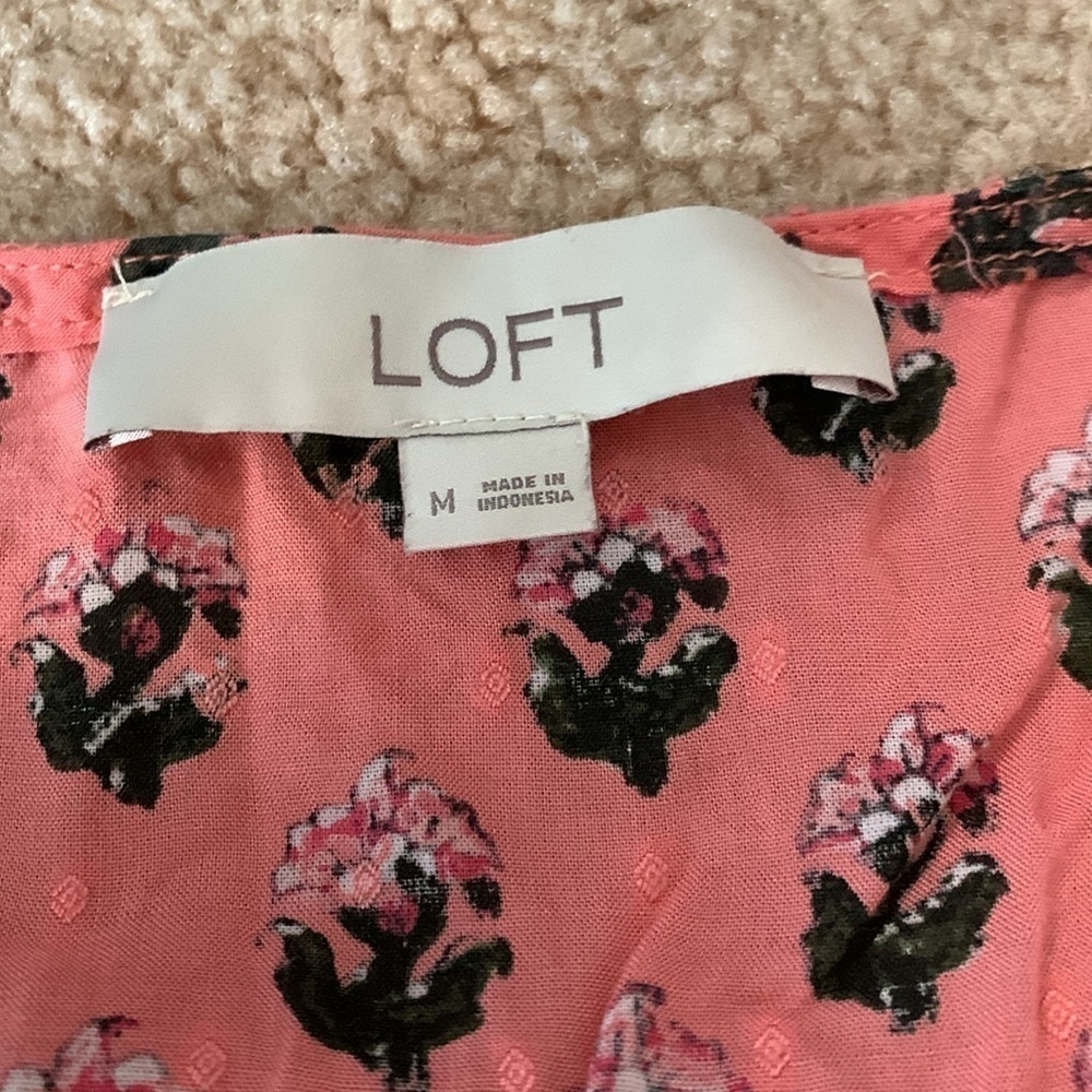 Adorable Loft Blouse Boho Size Medium EUC - Picture 3 of 6